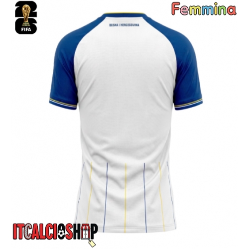 Bosnia ed Erzegovina Prima Maglia Femmina Mondiali 2026 Manica Corta